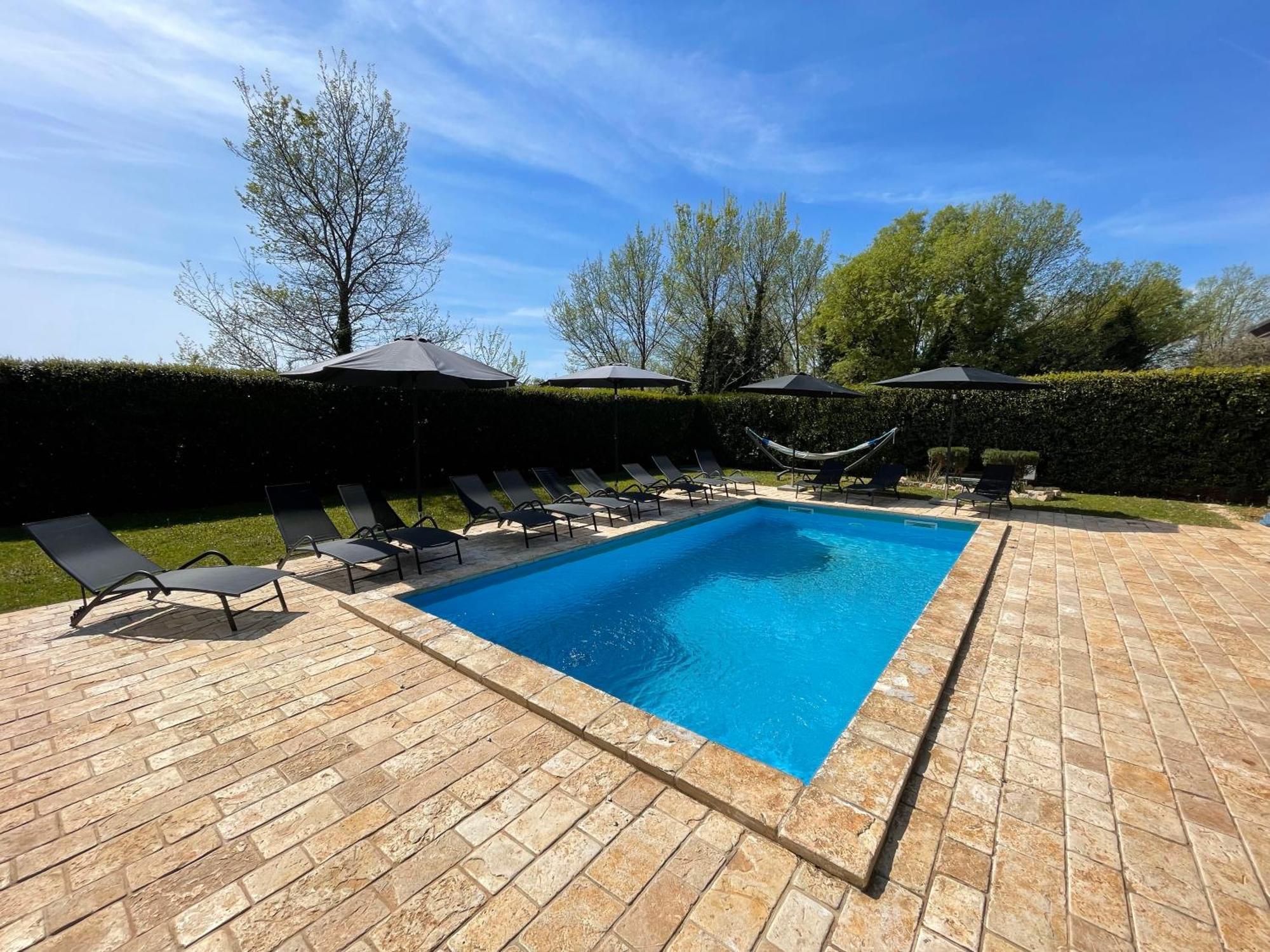 Villa Antonci-18, Pool, 3 Houses, Jacuzzi, Private Territory Antonci  Exteriér fotografie